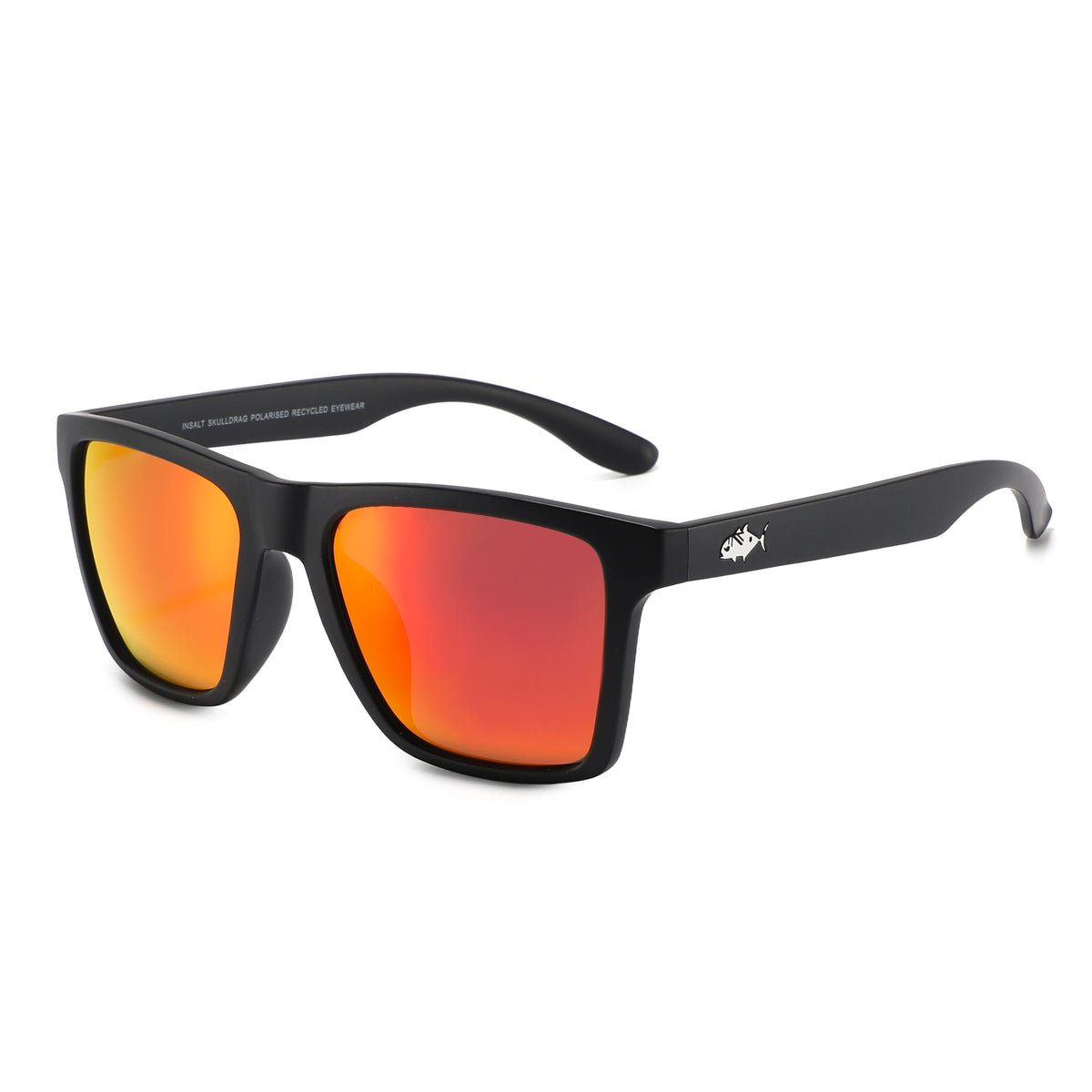 INSALT SKULLDRAG Matte Black/Orange