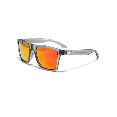 Insalt Intense Transparent Grey Polarized Sunglasses | UV400
