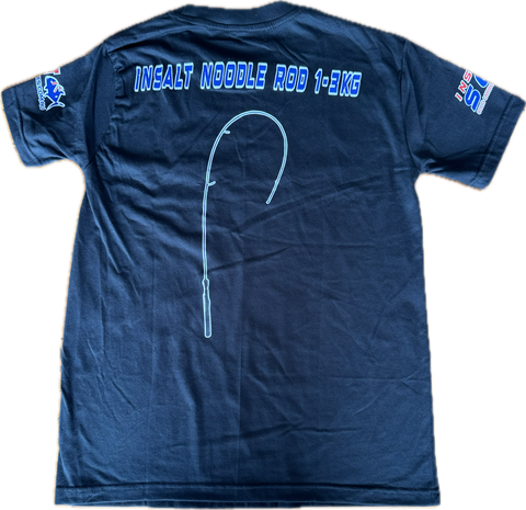 Insalt Noodle Rod T-Shirt-Black